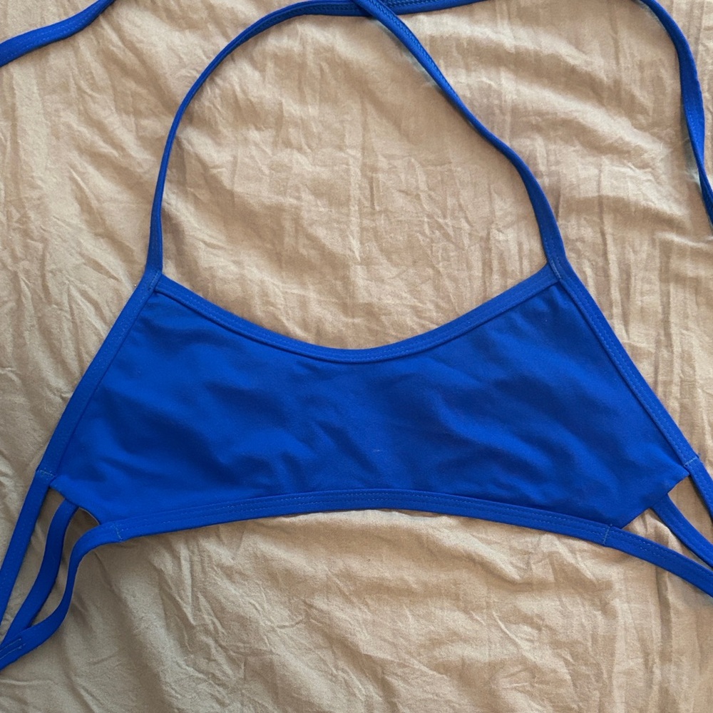 Jolyn Clothing Electric Blue Bikini Top